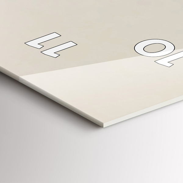 Reloj de cristal vertical Montañas abstractas - espejomat.es