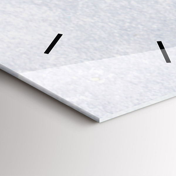 Reloj de vidrio vertical Pedazo de pastel - espejomat.es