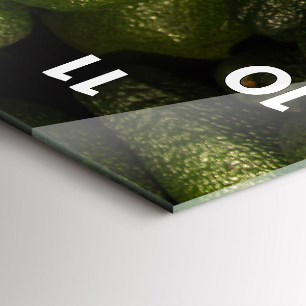 Reloj vertical Aguacate - espejomat.es