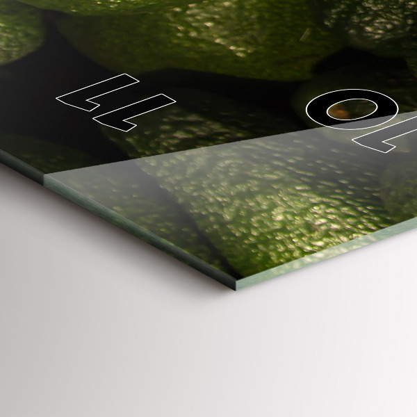 Reloj vertical Aguacate - espejomat.es