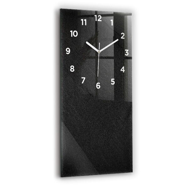 Reloj de cristal vertical Roca oscura - espejomat.es