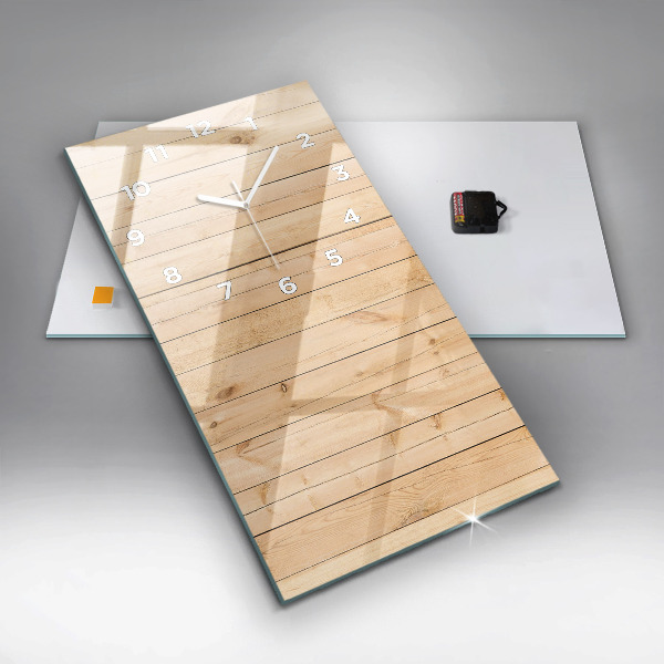Reloj vertical Tablones de madera - espejomat.es