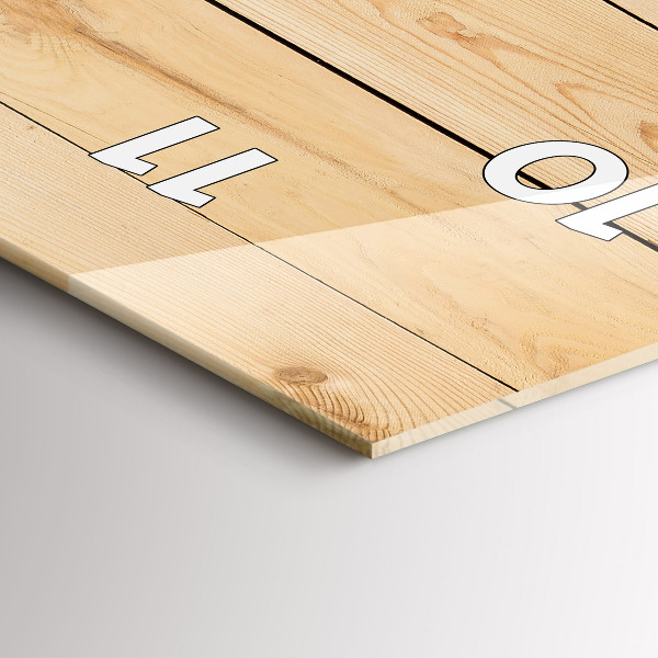 Reloj vertical Tablones de madera - espejomat.es