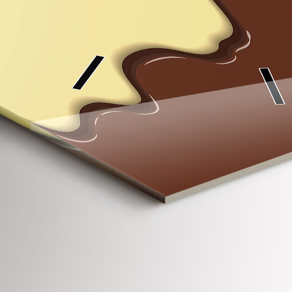 Reloj vertical Barquillo y helado - espejomat.es