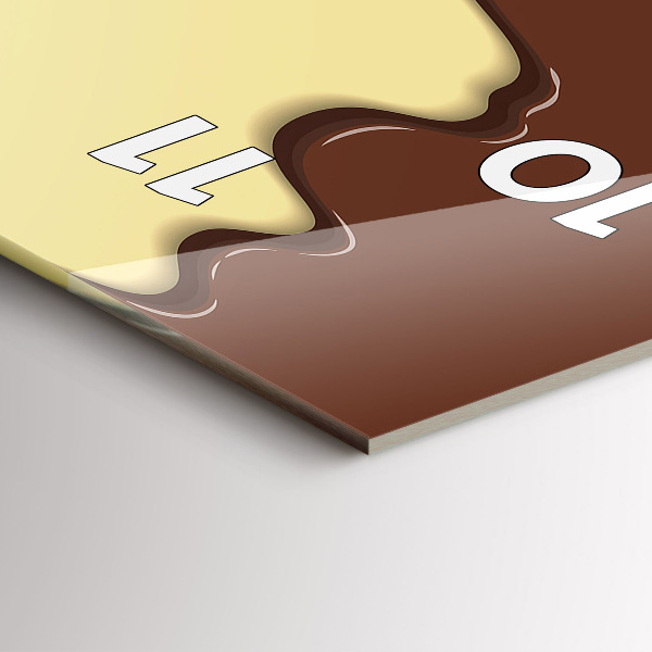 Reloj vertical Barquillo y helado - espejomat.es