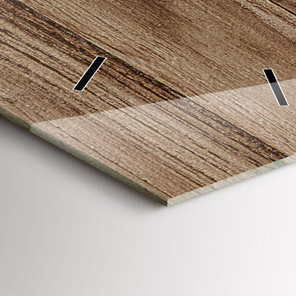 Reloj vertical Madera oscura - espejomat.es