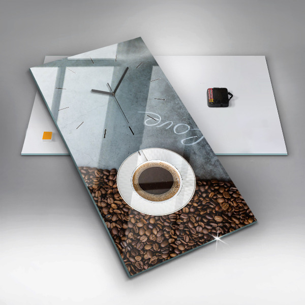 Reloj vertical Taza de café - espejomat.es