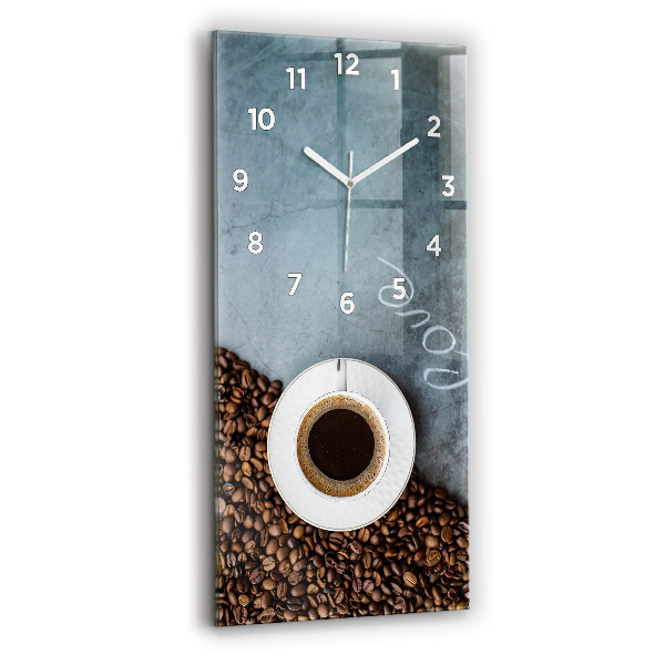 Reloj vertical Taza de café - espejomat.es
