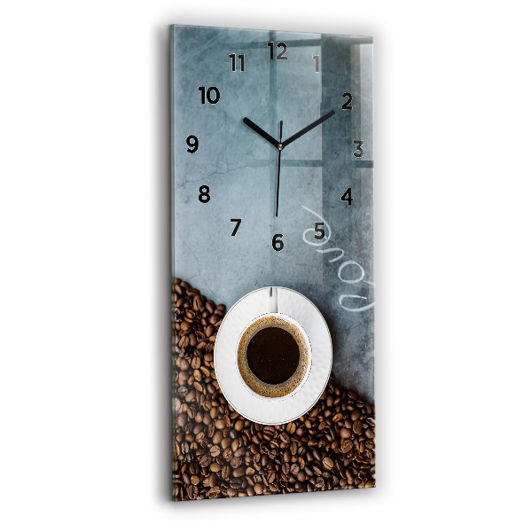 Reloj vertical Taza de café - espejomat.es