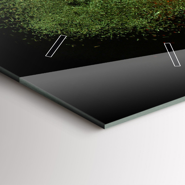 Reloj de vidrio vertical Especias esparcidas - espejomat.es