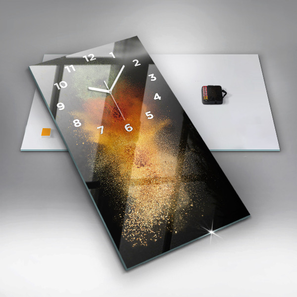 Reloj de vidrio vertical Especias esparcidas - espejomat.es