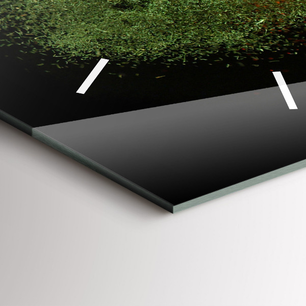 Reloj de vidrio vertical Especias esparcidas - espejomat.es