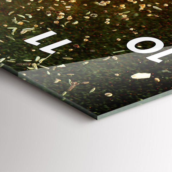 Reloj vertical Abstracción de especias - espejomat.es