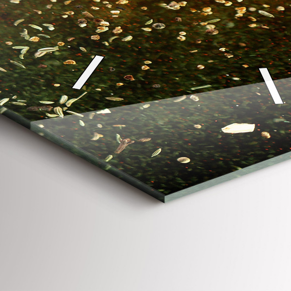 Reloj vertical Abstracción de especias - espejomat.es