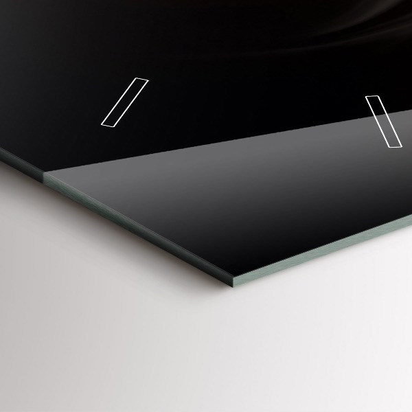 Reloj de vidrio vertical Taza de café - espejomat.es