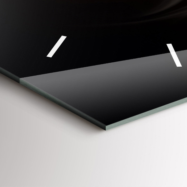 Reloj de vidrio vertical Taza de café - espejomat.es