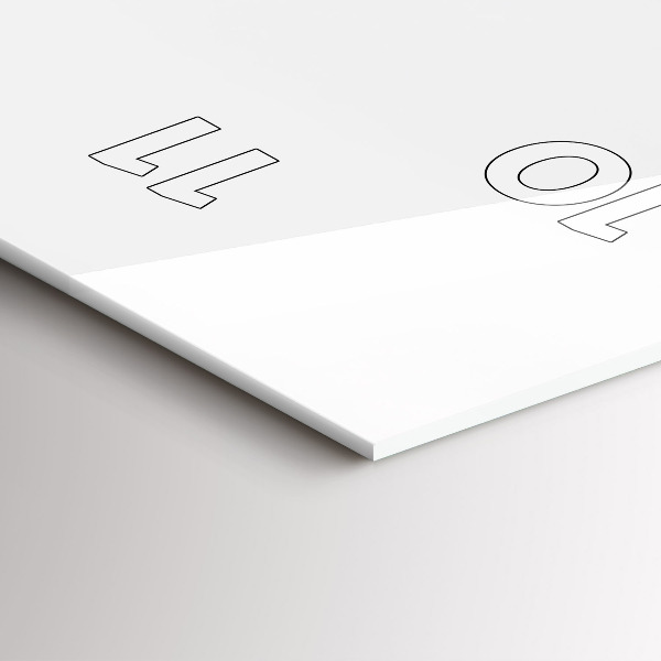 Reloj de vidrio vertical Copa de vino - espejomat.es