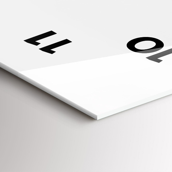 Reloj de vidrio vertical Copa de vino - espejomat.es