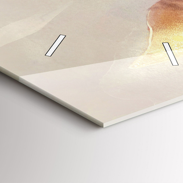 Reloj vertical Hojas abstractas boho - espejomat.es