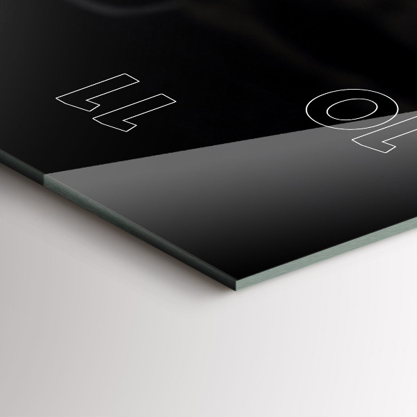 Reloj vertical Taza y granos de café - espejomat.es