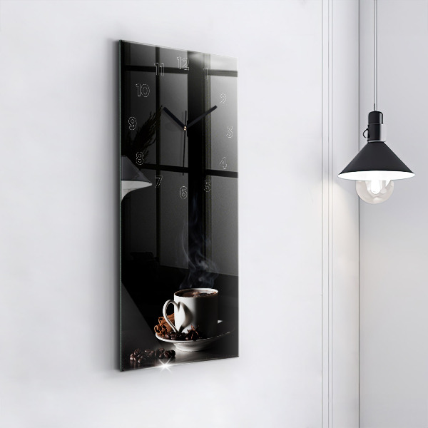 Reloj vertical Taza de café - espejomat.es
