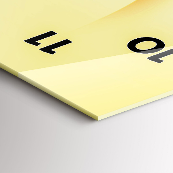 Reloj vertical Olas abstractas - espejomat.es