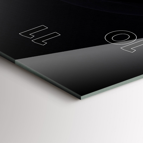 Reloj vertical Abstracción violeta - espejomat.es