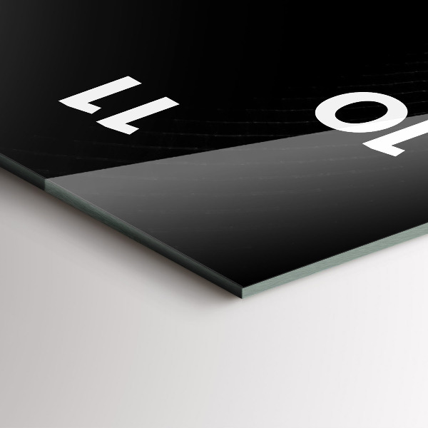 Reloj vertical Humo abstracto - espejomat.es