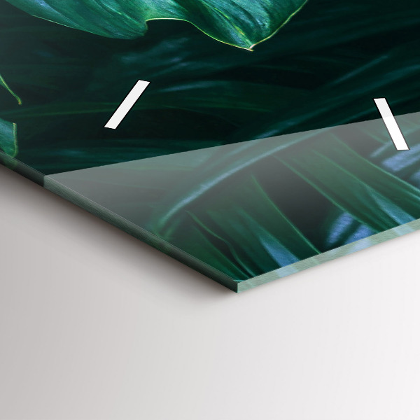 Reloj vertical El lado tropical de la naturaleza - espejomat.es