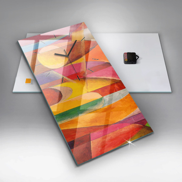 Reloj vertical Arte Decoración Abstracto - espejomat.es