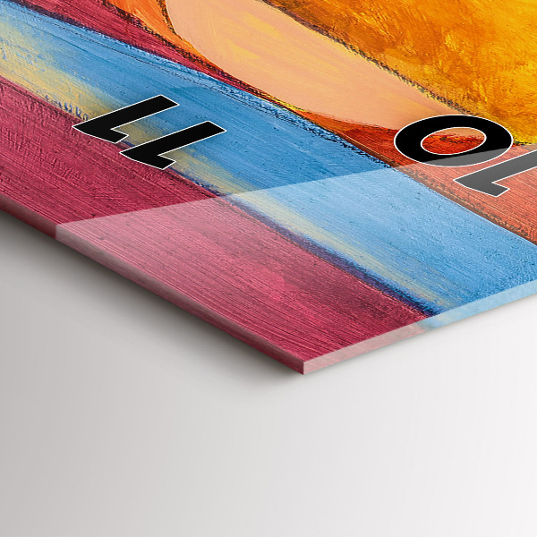 Reloj vertical Arte Decoración Abstracto - espejomat.es