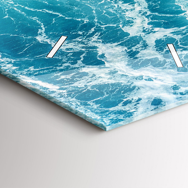 Reloj vertical Olas del mar - espejomat.es