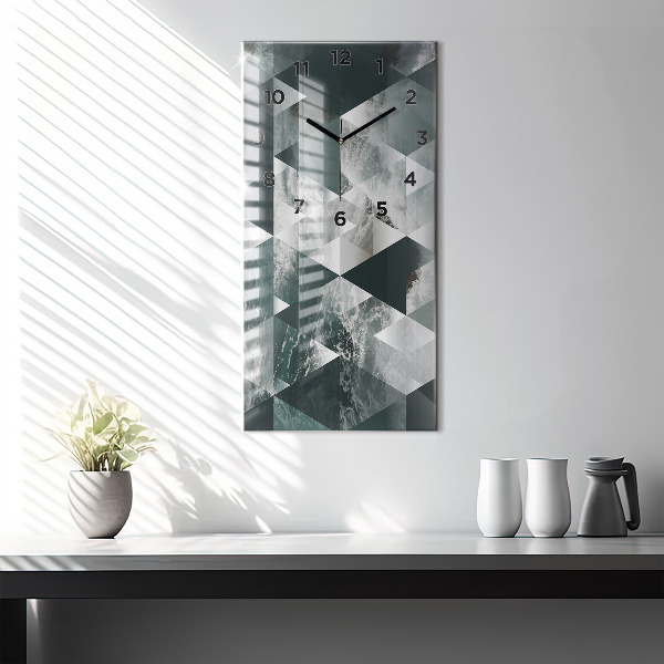 Reloj vertical Olas de mar abstractas - espejomat.es