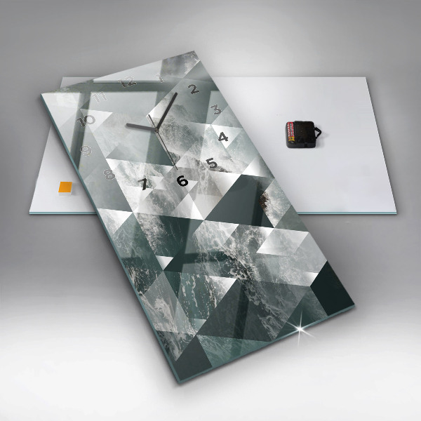 Reloj vertical Olas de mar abstractas - espejomat.es