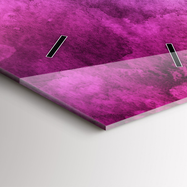 Reloj de cristal vertical Manchas de colores - espejomat.es