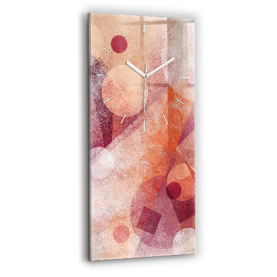 Reloj vertical Abstracción geométrica - espejomat.es