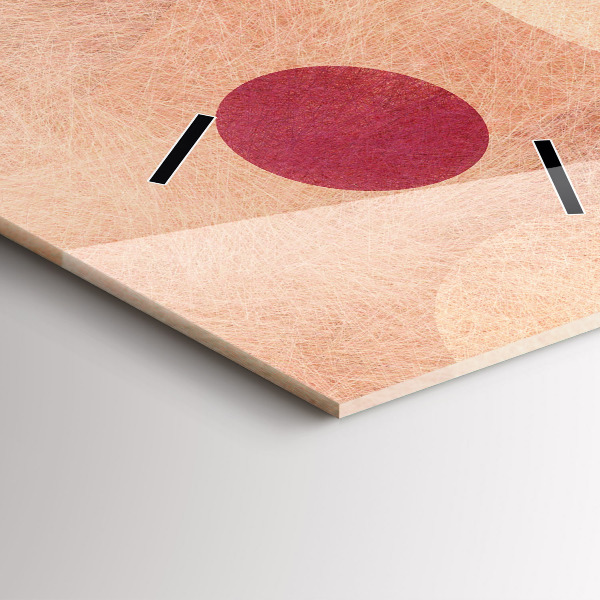 Reloj vertical Abstracción geométrica - espejomat.es