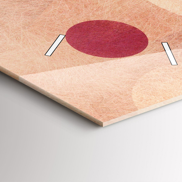 Reloj vertical Abstracción geométrica - espejomat.es