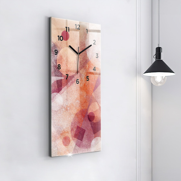 Reloj vertical Abstracción geométrica - espejomat.es