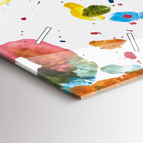 Reloj vertical Huellas de manos de niños - espejomat.es