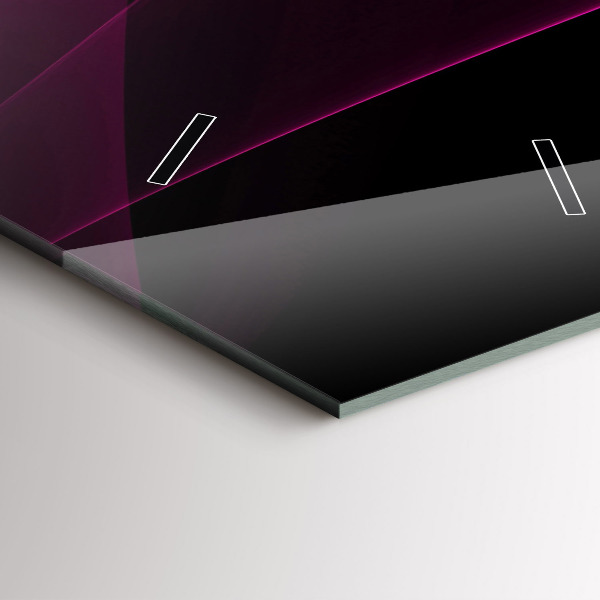 Reloj vertical Abstracción rosa - espejomat.es