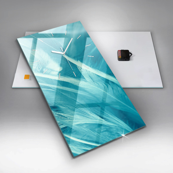 Reloj vertical Verde turquesa vintage - espejomat.es