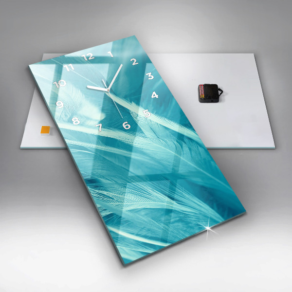 Reloj vertical Verde turquesa vintage - espejomat.es