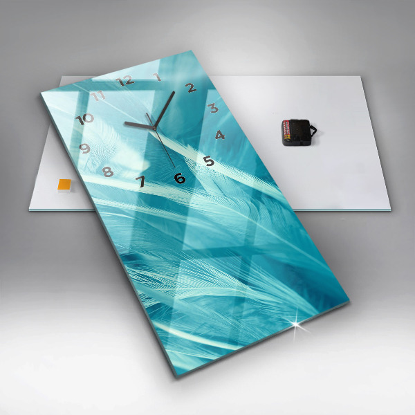 Reloj vertical Verde turquesa vintage - espejomat.es