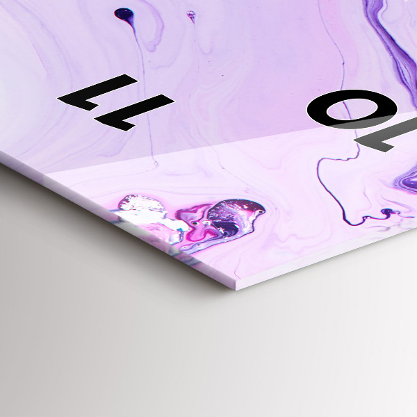 Reloj vertical Fondo colorido - espejomat.es