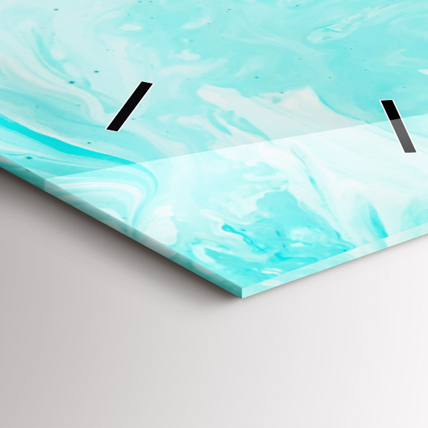 Reloj vertical Abstracción azul - espejomat.es