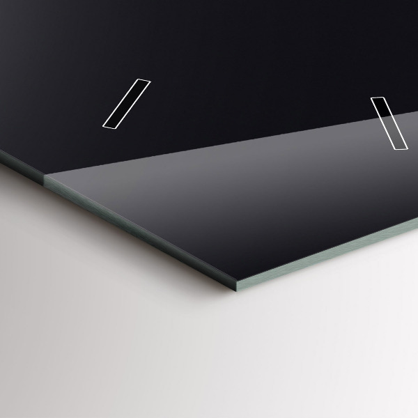 Reloj de vidrio vertical Ola futurista - espejomat.es