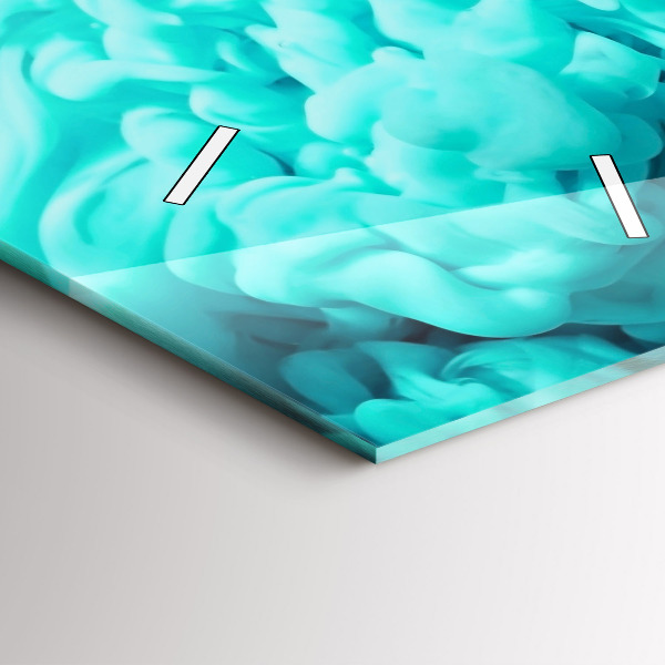 Reloj vertical Arte moderno - manchas - espejomat.es