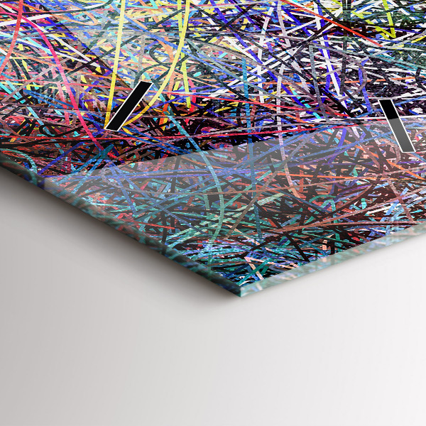 Reloj de vidrio vertical Abstracto - Emociones - espejomat.es