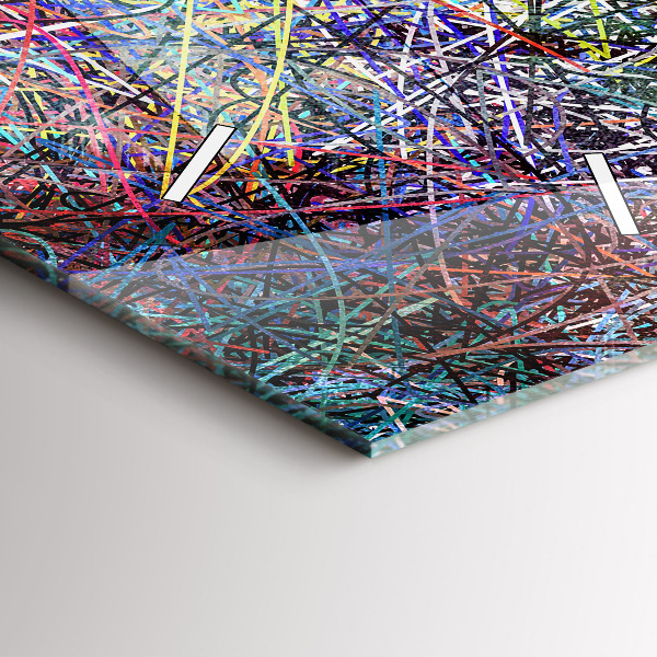 Reloj de vidrio vertical Abstracto - Emociones - espejomat.es